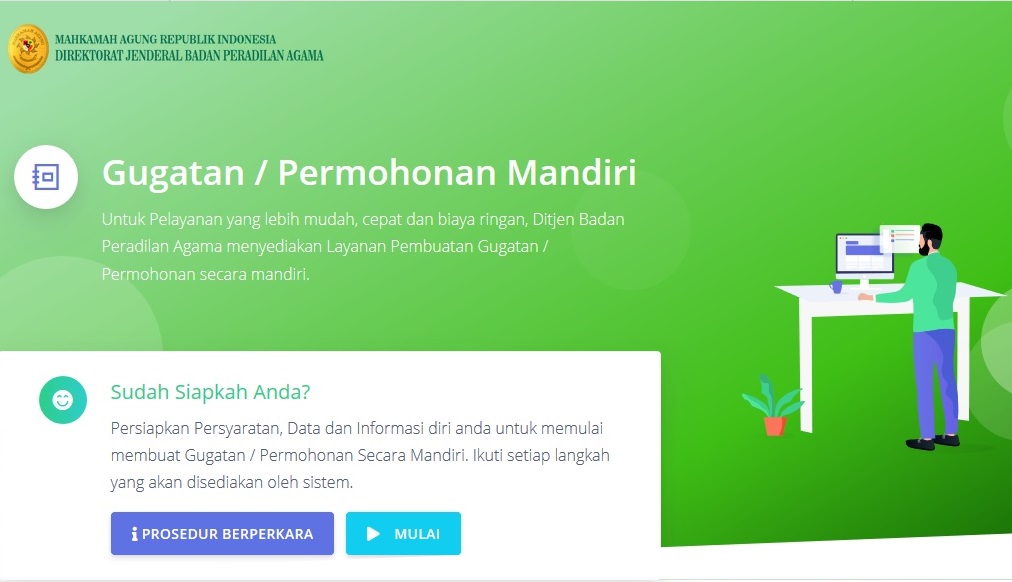 Aplikasi Gugatan Mandiri Pengadilan Agama Dumai